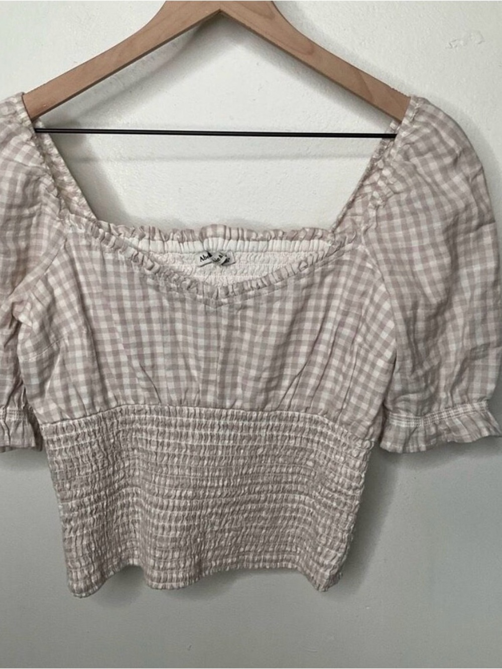 Abercrombie & Fitch Gingham Top